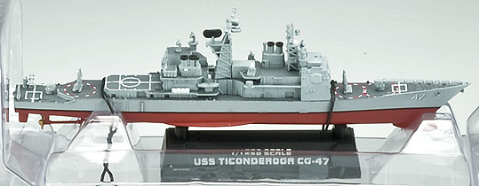 USS Ticonderoga CG-47 Cruiser, 1:1250, Easy Model 