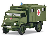 Unimog 404 S, Ambulancia, 1:87, Märklin 