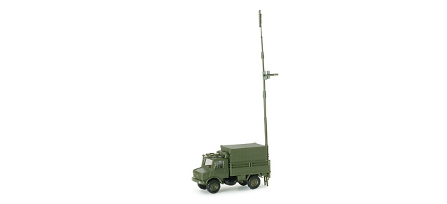 Unimog con transmisor de radio, 1:87, Minitanks 