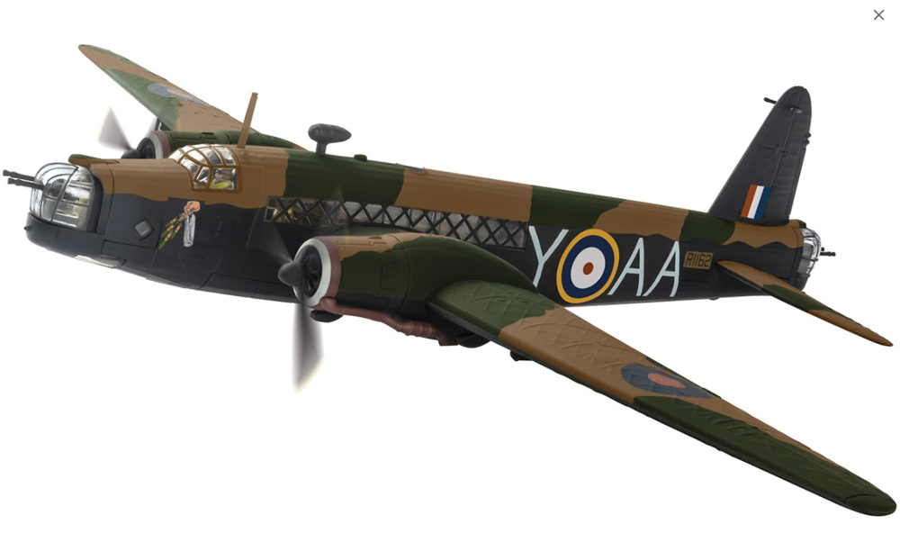 Vickers Wellington, 'Y for Yorker', RAF Feltwell, 1941, 1:72, Corgi 