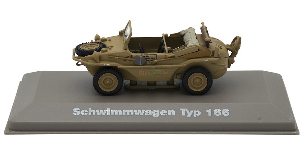 Volkswagen Schwimmwagen Type 166, Alemania, 1941-45, 1:43, Atlas 