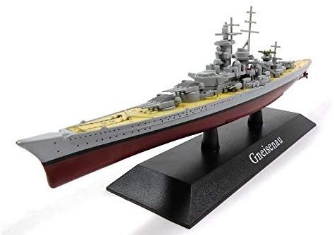 Atlas Editions 1.1250 Battleship Gneisenau Diecast Model Boxed