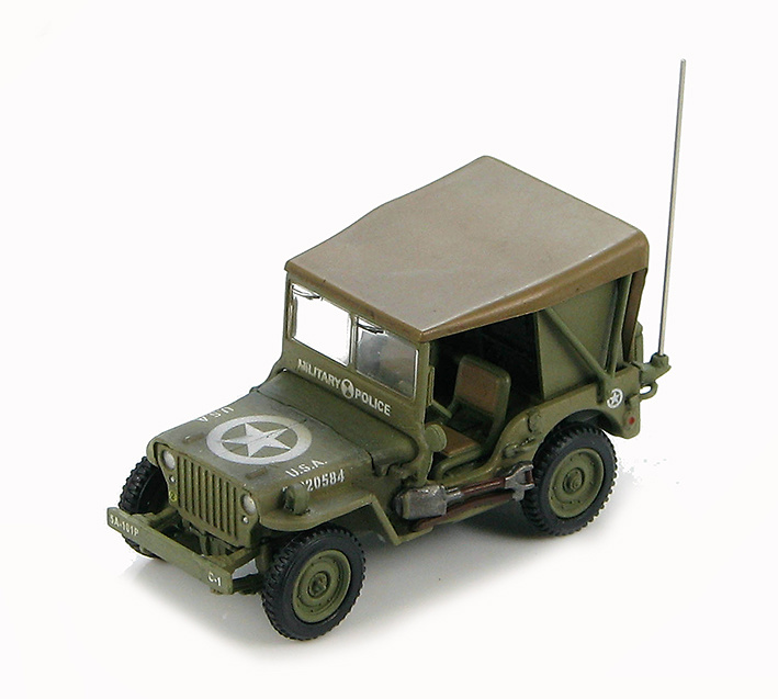 Willys Jeep MB, USA 20220584, Military Police, WWII, 1:72, Hobby Master 