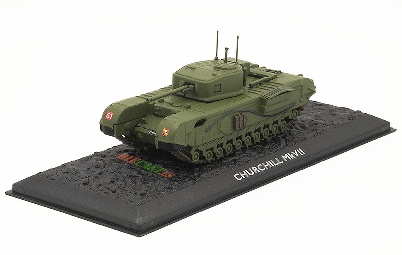 ATLAS Edition Ultimate Tank Collection 1/72 die-cast CHURCHILL MkVII 