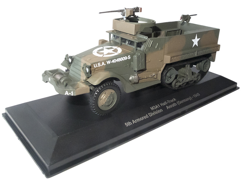 M2 M16 MGMC 3rd Armored Division Aachen 1:43 DIECAST MILITARY VEHICLE ARMY WW2 