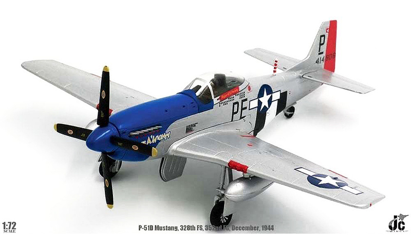 P-51D USAAF Squeezie Airplane Miniature Model Metal Die-Cast Scale 1:72 Part# A02WTW72004-013 Witty Wings WT74315