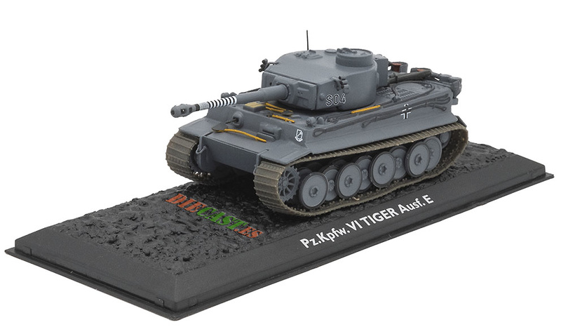 ATLAS Edition Ultimate Tank Collection 1/72 die-cast VI TIGER Ausf.E Pz.Kpfw