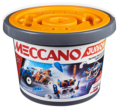 150 pcs Bucket STEAM Model Building Kit for Open-Ended Play , Meccano