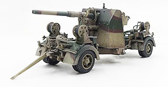 88mm Flak 37, Normandía,1944, 1:72, PMA