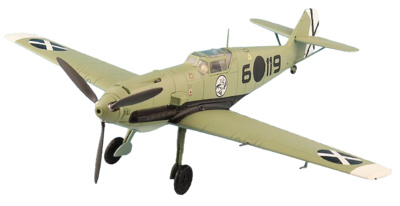 BF 109E-3 "Guerra Civil Española", Capitán Siebelt Reents, Staffelkapitän 1.J/88, 1939, 1:48, Hobby Master