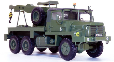 Berliet GBC 8 KT truck, military crane, French army 1960, 1:50, Solido