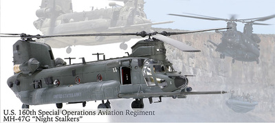 Boeing MH-47G Chinook, US Army, 160th SOAR 'Night Stalkers', 2014, 1:72, Forces of Valor