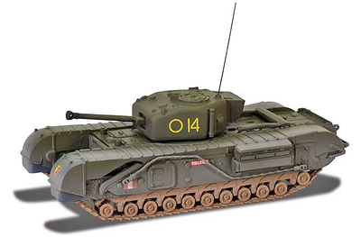 British Churchill Mk.IV Tank, "To Catch a Tiger", 1:50, Corgi