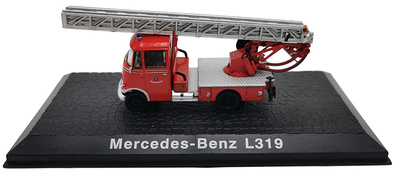 Camión de bomberos Mercedes-Benz L319, 1:72, Atlas Editions