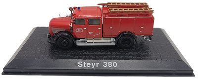 Camión de bomberos Steyr 380, 1:72, Atlas Editions