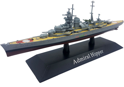Crucero Pesado Admiral Hipper, Kriegsmarine, 1939, 1:1250, DeAgostini