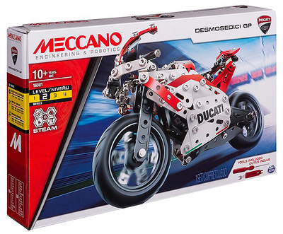 Ducati Monster 1200s Desmosedici con suspensión, Meccano