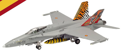 EF-18A (F/A-18A) Hornet, Tiger Meet, Ala 15, Ejército del Aire, Base Aérea de Zaragoza, 1:72, Herpa