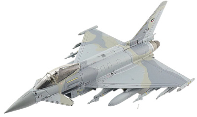 Eurofighter Typhoon, Fuerza Aérea de Kuwait, 414, Kuwait, 1:72, Hobby Master