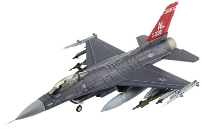 F-16C Fighting Falcon 87-0332, 100th FS, 187th FW, Alabama ANG, 2021, 1:72, Hobby Master