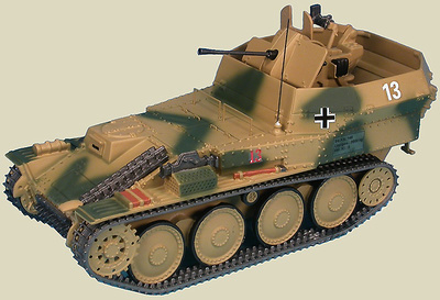 Flakpanzer 38(t) Gepard Anti-Aircraft Tank auf Selbstfahrlafette 38(t) Ausf M (Sd.Kfz.140), 12.SS-Panzer-Division Hitlerjügend, Normandía, 1944, 1:48, Gasoline 