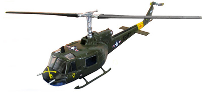 Helicóptero Bell UH-1 Iroquois, USA, 1:72, Altaya