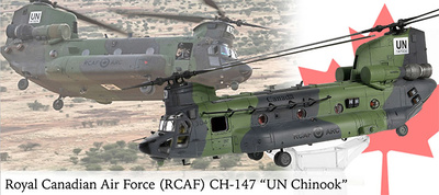 Helicóptero Boeing CH-47F Chinook, Misiones de Paz de la ONU, Mali, 2018, 1:72, Forces of Valor