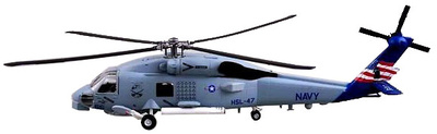 Helicóptero SH-60B "Seahawk", HSL 47 "Saberhawks", 1:72, Easy Model