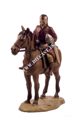 Hun warrior on horseback, 1:30, Del Prado