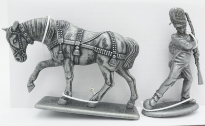 Italian Grenadier, Troika Left Horse, 1:24, Atlas Editions