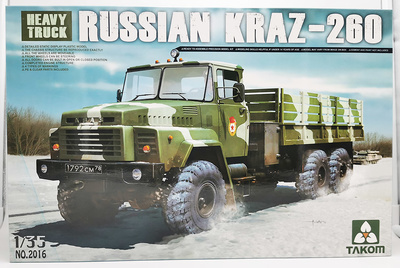 Kraz-260, Camión Soviético, 1:35, Takom