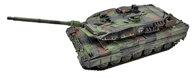 Leopard 2 A6, camuflaje mixto, Alemania, 2006, 1:72, Panzerkampf