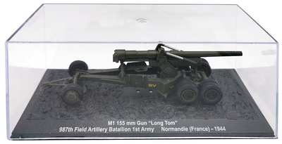 Russian Towed Artillery 100MM Cannon Die Cast 1/43 Scale w/Original Box 
