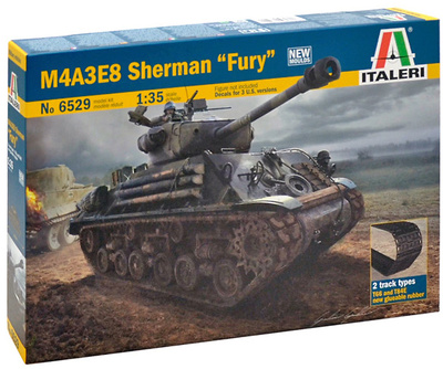 M4A3E8 Sherman "Fury", 2ª Guerra Mundial, 1:35, Italeri