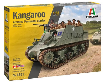 M7 Priest Kangaroo, transporte blindado de personal , 1:35, Italeri