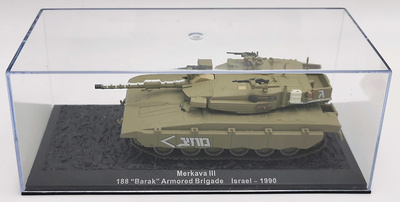 Merkava III, 188 "Barak" Armored Brigade, Israel, 1990, 1:72, Altaya