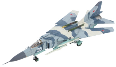 MiG-23 Flogger, Fuerza Aérea Rusa "Blanco 36", Rusia, 1:72, Hobby Master