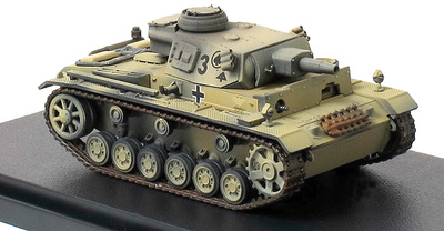 Panzer III Ausf.N, 15.Pz.Div., Afrikakorps, 1943, 1:72, Panzerstahl