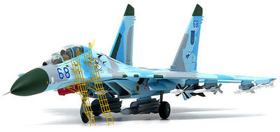 SU-27UB Flanker-C, 831 IAP, Fuerza Aérea Ucraniana, 2000, 1:72, JC Wings