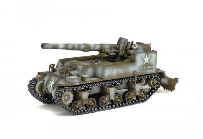 Self-propelled GMC, M12, 155 mm, France, 1944, 1:72, Solido
