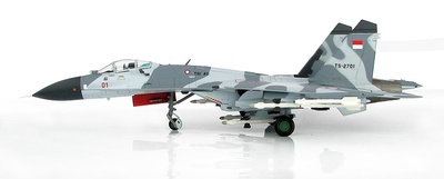 Su-27SK Flanker B TS-2701, 11th Squadron, Indonesian Air Force, 2003, 1:72, Hobby Master