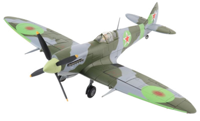 Supermarine Spitfire Mk IX, PT879 Russian Spitfire, England, 2020, 1:48, Hobby Master