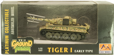  Tiger I, early type, SS LAH, Battle of the Kursk, 1943, 1:72, Easy Model