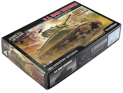 U.S. Medium tank Sherman M4A1 (Casted Hull), 1:72, Forces of Valor