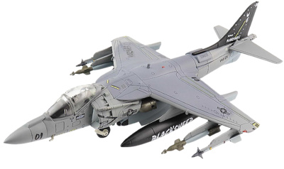 V-8B Harrier II Plus, USMC VMA-214 Black Sheep, WE01, Afganistán, Nov. 2009, 1:72, Hobby Master