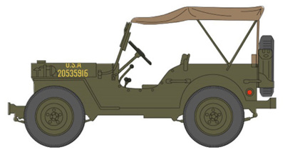 Willys Jeep, Geneneral Douglas MacArthur, Ejército EEUU, Leyte, Filipinas, 1945, 1:72, Hobby Master