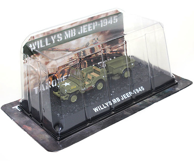 Willys MB, Jeep con remolque, 1945, 1:72, Panzerkampf